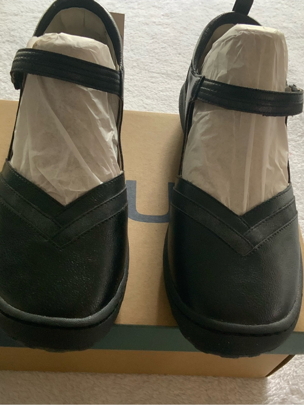 JBU Black Mary Jane Flat Loafers